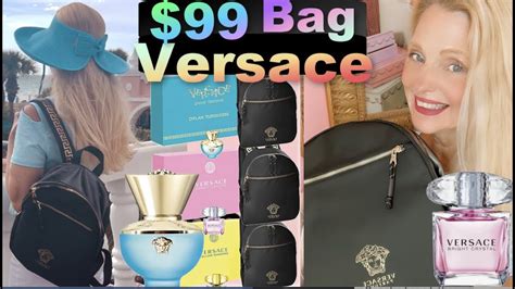 fake versace parfums backpack|versace backpack gift with purchase.